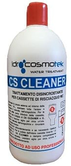 CS Cleaner WC Disincrostante Professionale POTENTISSIMO per Cassette di risciaquo WC. Prodotto AD Uso Professionale