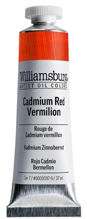 Williamsburg - Handgemachte Oelfarbe - 37 ml - Zinnoberrot