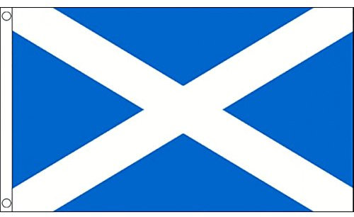 Scotland St Andrew Light Blue Large Country Flag - 3' x 2'.