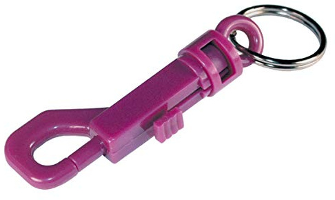 Hillman Metal/Plastic Multicolored Clips/Snap Hooks Key Chain