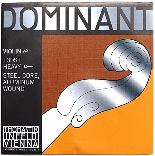 Thomastik-Infeld Dominant violinsträng E 4/4 – lös sträng (130st), stålkärna, aluminiumspunnen, stark spänning