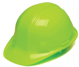 Pyramex Safety Products HP14131 Sl Series 4 Pt. Ratchet Suspension Hard Hat, Hi Vis Lime