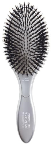 Olivia Garden Ceramic Ion Supreme Paddle 100% Boar by Olivia Garden