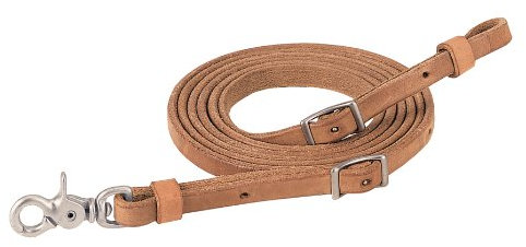 Weaver ProTack Roper Zügel, Leder, 1,27 cm x 2,4 m, Braun
