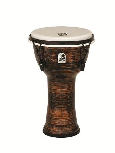 TOCA TO809242 Djembe Freestyle II Mech. Tuned Spun Copper Synth. Head 9 TF2DM-9SC
