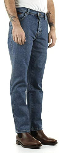 Wrangler Jeans Texas Stretch Stone, Größe:W42L36