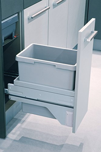 Hailo Abfallsammler 361012 | CS Slide 30.1/30 Euro-Cargo-S | Mülleimer für vorhandenen 30cm Schrank | Abfalleimer Solo 30L