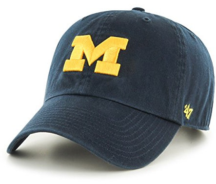 47 NCAA Schirmmütze/Baseballkappe, Einheitsgröße, größenverstellbar Einheitsgröße Navy 1