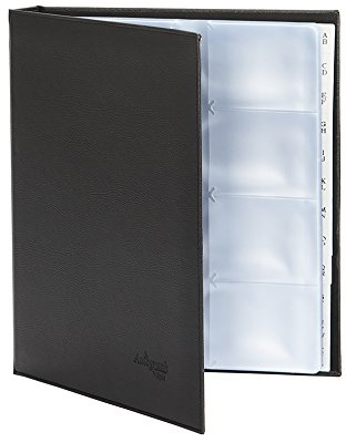 PARDO 617501 Visitenkartenbuch professionel, A4, schwarz