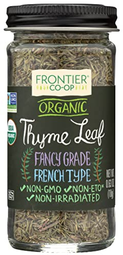 Frontier Herb Organic Whole Thyme Leaf, 0.8 oz
