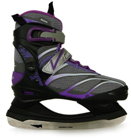 TECNOPRO Cyclone L – Patins de hockey sur glace, pour femme, femme, noir - noir
