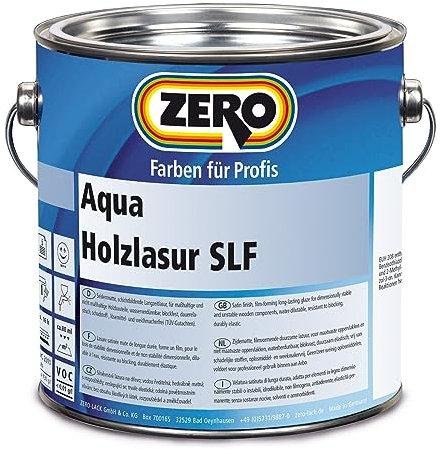 Zero Aqua Holzlasur SLF 2,5Ltr. teak