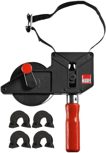 BESSEY Bandspanner BAN700, Rechtwinklige Werkstücke mit 4 Kunststoffecken spannen, Gleichmäßiger Druck auf alle 4 Ecken, Gewicht 0,54 Kg