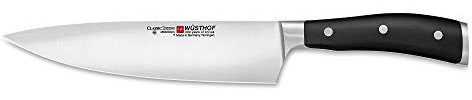 Wüsthof Classic Ikon Kochmesser, Silber/schwarz, 20 Centimeters
