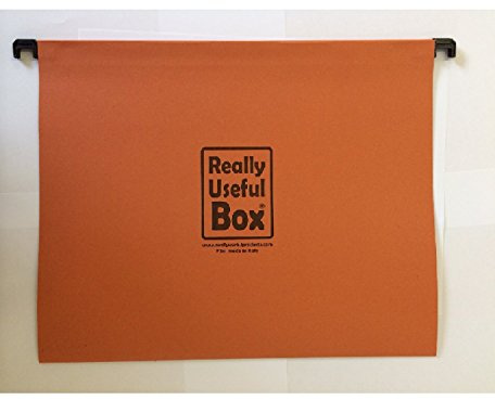 Pack of 20 Foolscap Suspension Files for 24 35 42 64 Litre Really Useful Box -