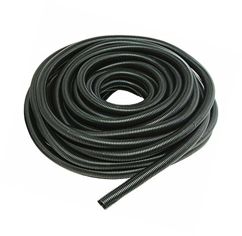 Mintice Corrugated Hose for Cars Split Loom Wire Insulating Protective Hose for Electrical Cables Wire Flexible Tube Cable Management Organiser Diameter 15mm, 15 Meters