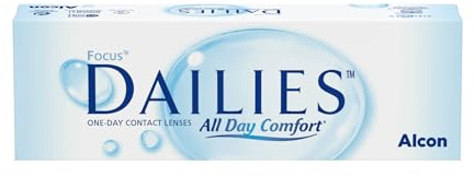 Alcon Dailies All Day Comfort Lentes de contacto de reemplazo diario, Pack de 30 , R 8.6 mm, D 13.8 mm, -3.25 Diopt