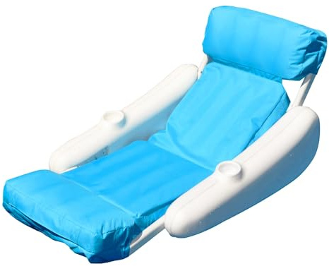 SWIMLINE | Sunchaser Floating Pool Lounge Chair for Adults | SunSoft Fabric