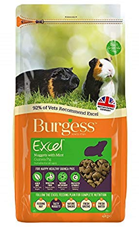 Burgess Excel Guinea Pig Nuggets with Mint 2kg
