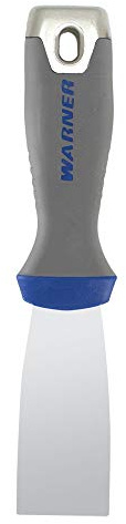 Warner 1-1/2 ProGrip Flex Putty Knife, Stainless Steel with Hammer Cap, 90660
