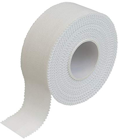 BB Sport Fingertape 2,5cm x 10m Sport Tape Set 1/3 / 6/12 / 24 Rollen Klettertape Tapeverband Weiß Unelastisch Gelenk Sporttape, Menge:24 Rollen
