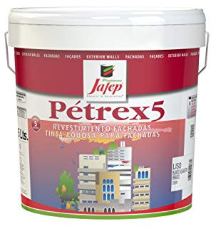 JAFEP Pintura De Alta Resistencia Petrex 5 Exterior - Interior Gris Eclipse Liso 4 L