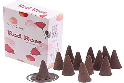 Stamford Red Rose Incense Cones