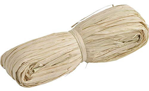 Meister Naturbast 50 g - natur - Zum Basteln, Dekorieren & Weben - Traditionelles Bindematerial - Reißfest & witterungsbeständig - Aus Naturfaser / Bastband / Bastelschnur / Gartenschnur / 9968000