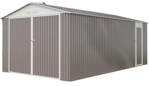 Garage métal Nevada avec Porte battante - 18,56 m²