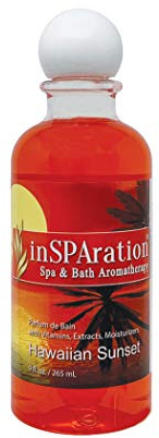 inSPAration 217X Hawaiian Sunset Spa and Bath Fragrance, 9-Ounce, Tropical Sunset
