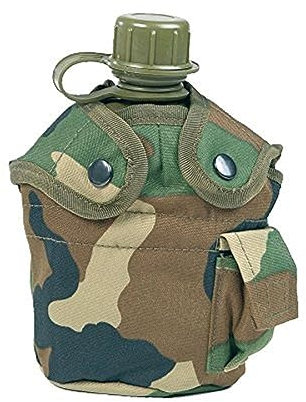 Mil-Tec Flasche-14506020 Woodland Einheitsgröße