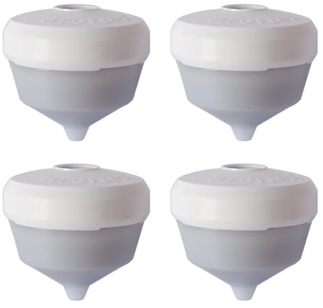 Siroflex 2805/4S Set 4 Cartucce Ricambio Uni 3B Depuratore Acqua Domestico Made in Italy | Depuratore Acqua Rubinetto Filtro acqua Rubinetto Cucina | Rimozione Calcare Rimozione Cloro Con Filtro