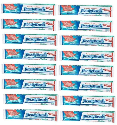 ReadyBrush Prepasted Reusable Toothbrush- 30 Pack- Made in the USA