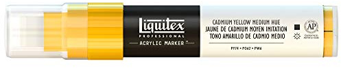 Liquitex Professional Paint Marker with 8-15 mm Wide Nib - Cadmium Yellow Medium Hue
