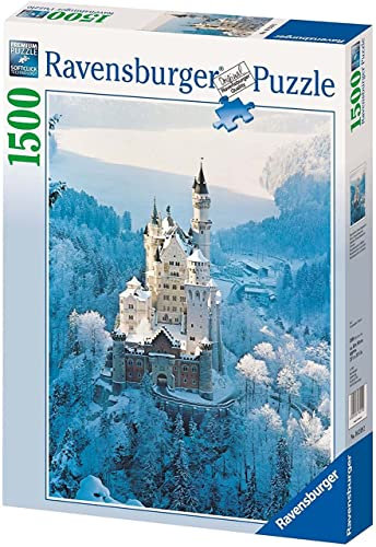 Ravensburger Neuschwanstein Castle in Winter 1500 piece jigsaw puzzle Multicoloured, 72343