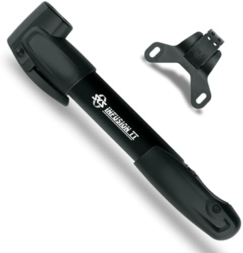 SKS GERMANY Infusion TT Fahrradpumpe mit Teleskopfunktion, Fahrradzubehör (Luftpumpe, Multi Valve Ventilkopf, klappbarer T-Griff, Teleskopfunktion, komfortable Bedienung, max. Druck: 6 bar / 85 PSI)