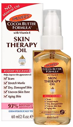 PALMERS COCOA BUTTER SKIN THERAPY OIL SCARS STRETCH MARKS DRY SKIN ROSEHIP 60ML