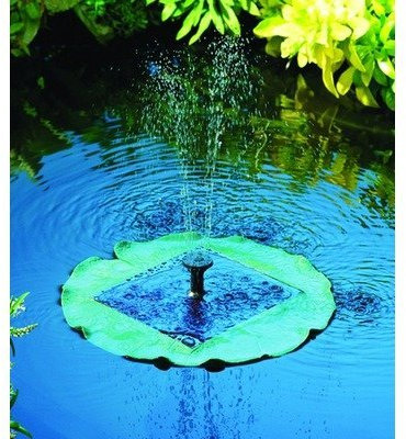 Smart Solar Fontaine Solaire nénuphar Flottante