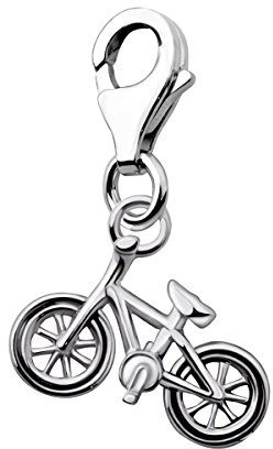 Quiges Dam Berlock Charm av Silver 925 Luft, Land och Vatten för Charmarmband