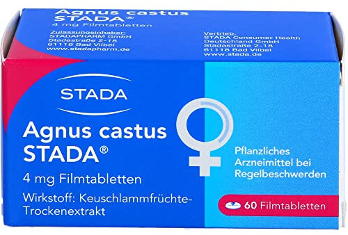 Agnus castus STADA 4 mg Filmtabletten bei Regelschmerzen für Frauen mit Menstruationsbeschwerden, 60 Stück