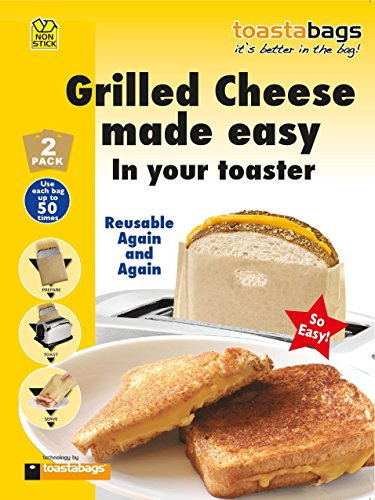 2 x Toastabags - Grilled Cheese Made Easy in Your Toaster. Up to 100 Times