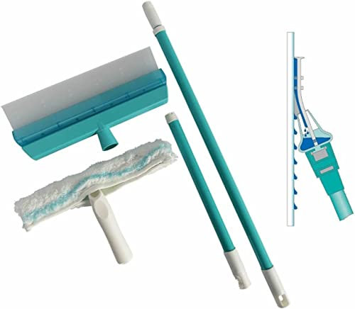 Aqua Clean Kristall Fensterwischer Abzieher Set 3 (1436) mit kleinem Handwischer