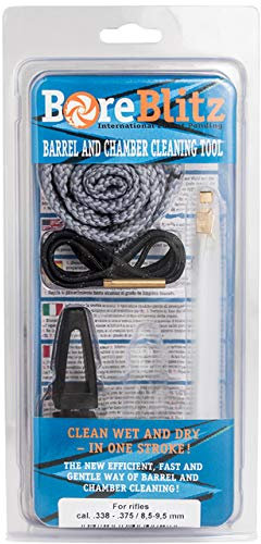 Boreblitz Laufreinigungsschnur, Kaliber 9 mm, 9,3 mm & .338, Büchsen & Gewehre, zum Reinigen & entölen, waschbar, reißfest, mit Handgriff