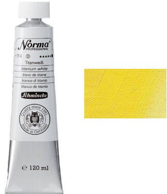 Schmincke – Norma® Professional - feinste Künstler-Ölfarben, Zitronengelb - 120 ml