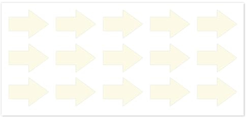 easydruck24de Reflektoren Aufkleber Pfeil Silber weiß I 15 Stück 3,5 cm I Sticker reflektierend wetterfest I Fahrrad Helm Mülltonne I reflex037