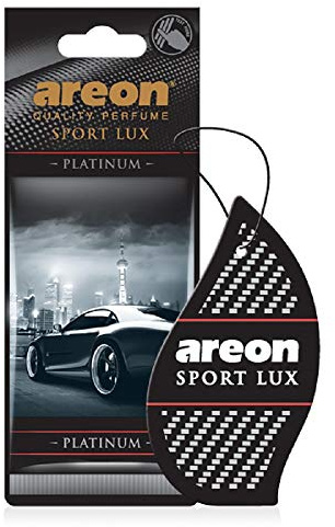 AREON Sport LUX SL03 Qualitäts-Parfüm/Köln Auto-Lufterfrischer, Platinum (12 Stück)