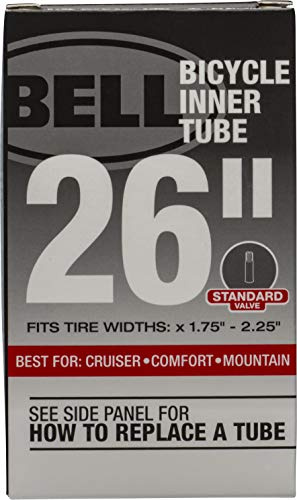 Bell Standard Bicycle Inner Tube, 26 x1.75-2.25, Schrader Valve