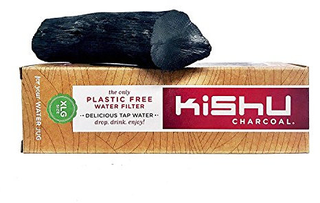 Kishu Charcoal XL for 3 Gallon Jugs. The Finest Activated Charcoal from Japan. Bonds with toxins in tap Water. Lasts 4 Months.