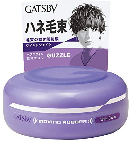GATSBY MOVING RUBBER WILD SHAKE Hair Wax, 80g/2.8oz