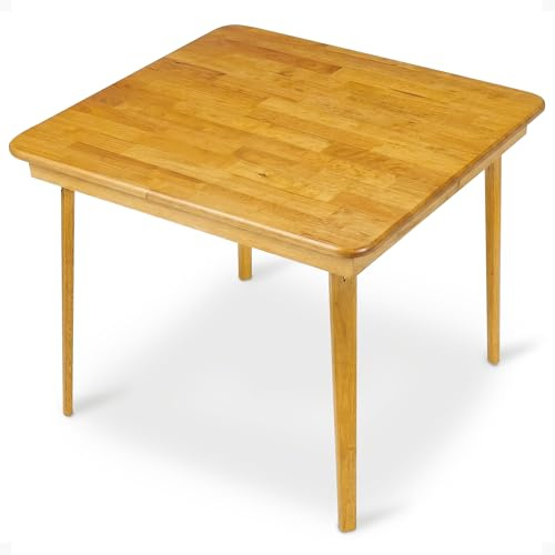MECO Rak kant fällbart kort bord ekfinish, trä